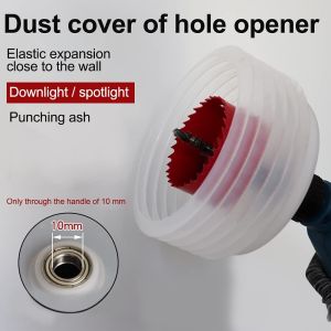 COOFARI Electric Hammer Drill Dust Collector Hole Opener Dust Collector Cover Dustproof Hole Saw Drill Bit Cover