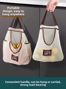 MONLEYTA | Multi-Function Kitchen Hanging Bag for Fruits Vegetables Ginger Garlic