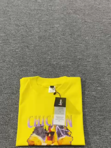 kaos anak chicken bananini gratis stiker sablon nama untuk usia 1-12 tahun