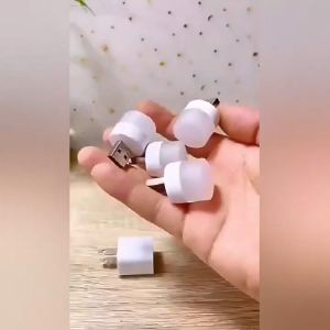 หลอดไฟ LED ลด 50 วัน ไฟกลางคืน USB แสงขาว ห้องนอน ไฟกลางคืน LED ราคาที่สุด 1/2/4/5/6 PCS