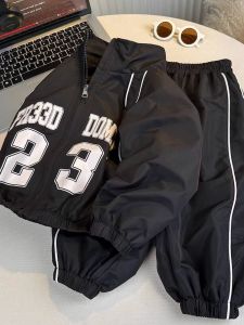Trendy Cool Boy Spring Outfit Set