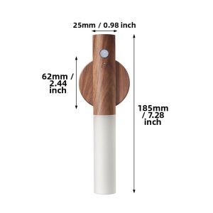 Parkson | 1 Đèn Ngủ LED Sạc Lại Được Với Cảm Biến Thông Minh Phát Hiện Chuyển Động Người Cho Hành Lang Tủ Tường & Nhà Vệ Sinh - Đèn Chiếu Sáng Môi Trường Gia Đình