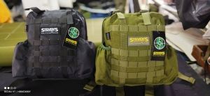 GEARMAXX Rucksack Military Trainees Backpack with Sand Pouch by Stevens Fully Padded Straps Outdoor Backpack Hiking Camping Sports Backpack Can carry up to 25 kg Load