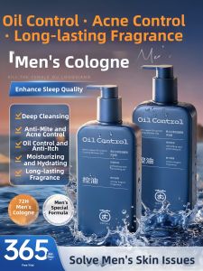 CKCU | Long Lasting Fragrance Perfume Whitening Anti-Acne Oil Control Mens Shower Gel