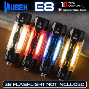 Wuben Swappable Shells for Wuben E8 Flashlight - Original - Magnetic - PEI - ULTEM Shells