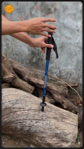 Trekking Pole Antishock 135 cm Alloy - Tongkat Pendaki
