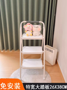 German Import Small Ladder For Home Foldable Two Steps Three-Step Ladder Escalator Kids Dining Stool Step Ladder Step Stool