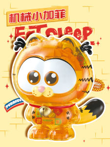 เฟอร์มี การ์ฟิลด์ แคทบล็อกตัวต่อประกอบของเล่นตุ๊กตาชิ้นแสดงกระเบื้องแม่เหล็กบล็อกพลาสติกเหมาะสำหรับอายุ 8 ปีขึ้นไป