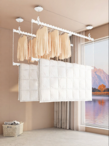 DIEYUAN | Hand Crank Manual Drying Rack for Balcony and Room