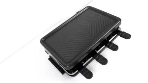 Electric BBQ Grill Table Grill Electric BBQ Grill Removable Non-Stick Surface Temperature Control 1300W Smokeless
