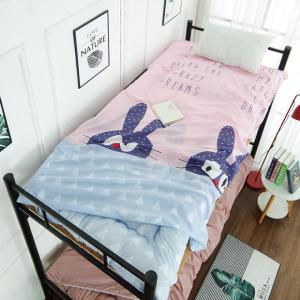 Middle School Student Dormitory Single Mattress Bedding Sack Quilt Cover All Inclusive Zipper Removable 0.9x1.9m M Protective Cover Bedspread
