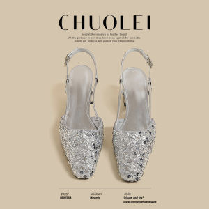 CHUOLEI | Spring Elegant Slip-On Heels Sandals