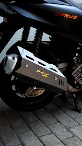 NSA EXHAUST COVER – MUFFLER PROTECTOR TRIM FOR HONDA PCX 160