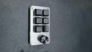 6 Keys 1 Knob RGB Macro Programming Gaming Knob Keypads Mini Custom Hotswap Keyboard USB Mechanical Keyboard For Photoshop