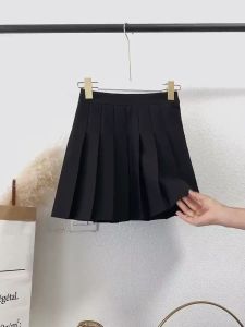 Korean Fashion Womens High Waist Skirt Slim Pleated Skirt Skater Tennis School Skirt Safety trousers