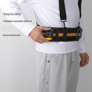 Extra Wide Work Belt Quick Release Clips for Tools Buckle Carabiner Suspension Component Belt Construction Tool Belt Accessories