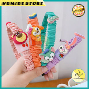 BANDO KOREA ANAK PEREMPUAN SCRUNCHIE KERUT WANITA DEWASA / BANDANA KARAKTER FASHION KOREA AK91