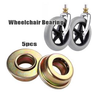 5Pcs Wheelchair Front Fork Bowl-Shaped Bearings (12.7*27*31mm) Wheelchair Accessories