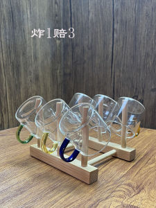 แก้วดื่มชาแก้วหนาสำหรับใช้ในบ้าน ทรงเรียบง่าย ทนความร้อนสูง แก้วดื่มชาเซรามิก แก้วดื่มชาแบบมีหู แก้วดื่มชาแบบดูดซับความร้อนได้ดี