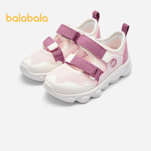 Balabala Giày dép trẻ em trẻ em Xăng đan thể thao bé trai và bé gái Giày đi biển 2024 thoáng khí Mới Mùa Hè vải lưới Giày Thủy Triều