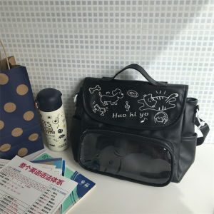 Túi Đeo Chéo Thêu Họa Tiết Hoạt Hình Phong Cách Hàn Quốc Cho Học Sinh Túi Đeo Vai Đôi Túi Đeo Vai Đơn Túi Đeo Chéo Nhỏ