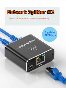 Network Splitter Ethernet Splitter for PC laptop Network RJ45 Splitter 1 in 4 out 1X3 1X2 100M 1000M Gigabite Ethernet  Splitter