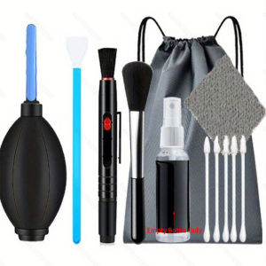 Camera Cleaning Kit for DSLR Digital Mirrorless Canon Nikon Sony Lens Air Blower Lens Cloth Laptop Screen Keyboard Cleaner Set