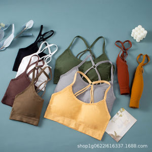 ZEEMIN Cross-border supply parachute beautiful back chest wrap tube top girl sling womens vest bottom sports bra underwear women