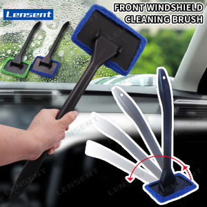 Lensent Car Windscreen Stick Cleaner Mop Wipe Rotatable Wiper Cleaner Glass Window Tool Brush Kit Automotive Blue