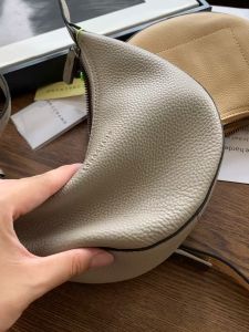 LC  Original Roseauc HOBO Bamboo Moon Womens cowhide Top-Handle Bags Underarm shoulder Bag