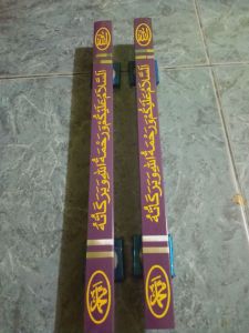 gagang pintu handle pintu masuk utama tarikan pintu minimalis klasik terbaru motif kaligrafi panjang 80cm kotak 2/40
