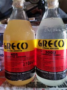 Greco adhesive 405 and Universal primer 300u for repair shoes
