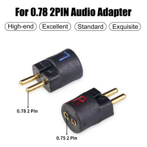 OKCSC Earphone Adater 0.75 2 Pin Male to 0.78 2 Pin Female Connecter for CONDUCTORE/SINGER/SOLOIST/EJ07/TAPE PRO/SHANLING