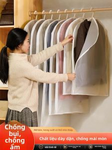 MONLEYTA | Túi đựng quần áo chống bụi trong suốt treo tường dùng tại nhà cho áo khoác dài Áo khoác lông vũ Áo khoác gió Túi đựng quần áo