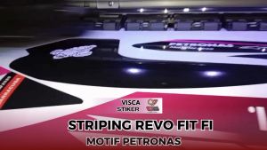 Stiker Striping Revo Fit Fi New Full Body Variasi Petronas