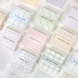 便利贴ins套装可爱透明格子渐变☾ [Xin Yun1] 纸迹 便签纸 格子元素系列 格子便签 ins风 留言便签 记事本 便利贴 手帐贴纸素材 Paper Trace Note Lattice Element Series ins Style Message Notebook Sticky Sticker Material