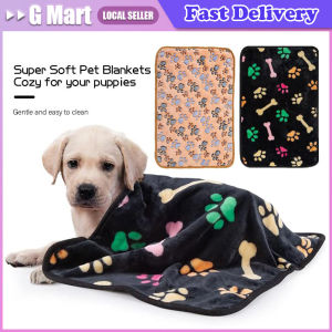 Flannel Pet Sleeping Mat Dog Bed Cat Litter Puppy Bed Dog Sofa Lovely Mattress Cushion for Small Large Dog Blanket Pet Supplies