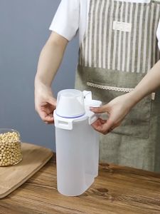 3L Laundry Liquid Dispenser Grain food containers Transparent Dispensing Container For Detergent Store Sealed Jars