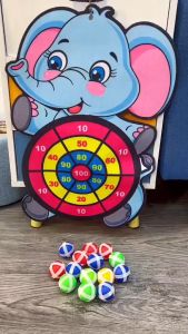 Mainan Lempar Bola Papan Dart Board Ball Throwing Game Edukasi Permainan
