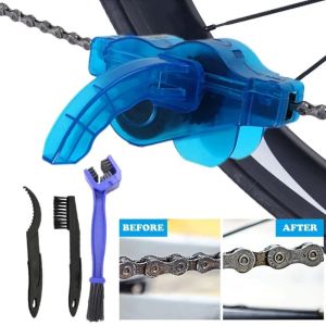 1 Set Bicycle Chain Clean Brush Cleaner Bicycle Chains Gear Grunge Brush Cleaner Bike Wash Tool Set Bicycle Repair Tools