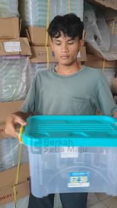 EZ Storage Box Kotak Penyimpanan Serbaguna Bahan Plastik 30 15 10 Liter / Keranjang penyimpanan Mainan / Kotak Laundry BPA FREE