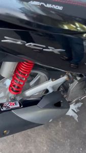 ท่อPO1 PCX ALL NEW 2018-2020 ตรงรุ่น  ท่อโพเดียมวัน ผ่าหมก มี มอก คอสแตนเลสแท้304 อุปกรณ์แต่งรถ อะไหล่แต่งรถ