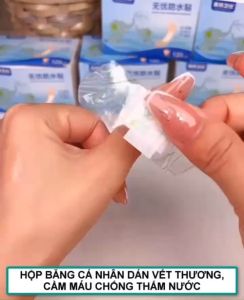 Băng cá nhân urgo trong suốt băng keo cá nhân chống nước băng cá nhân cute hộp 120 miếng