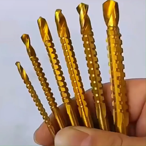 CASTA 6 PCS Mata Bor Kobalt Titanium HSS – Alat Bor Serbaguna untuk Kayu Plat Besi Aluminium dan Plastik dengan Hasil Halus