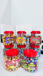 Mr candy|100-120pcs Chocolate Ball Candy Colorful Mini Bites Individually Foil Wrapped Sweet Snack Jar Assorted Treats