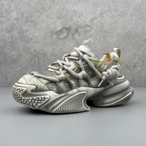 Retro Distressed Dad Shoes Mens New Fashion Breathable Sports Casual Shoes Thick Bottom Heightening Mens Shoes Trendy