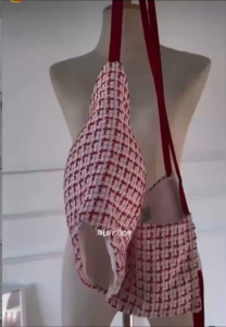 Front Cloth Blouse Top for Women Casual wear Baju Blus Kerut Depan Reben Elegan CNY Singlet过年短袖花袖蝴蝶结甜美百搭上衣背心