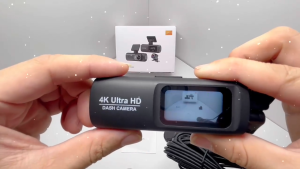 V22 Dual Channel Dash Cam 4K+1080P Ultra HD Front and Rear 2 Channel Car Camera  with GPS Track/WIFI/APP Control/24H Parking Monitoring/Night Vision Video Recorder