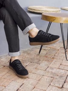 Giày thể thao nam MULGATI Suede Sneaker da lộn - YS391AB