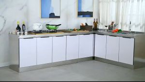 เคาน์เตอร์ครัวสแตนเลส พร้อมส่งทื่ไทย เคาน์เตอร์มีซิงค์ล้างจาน ชุดตู้ในครัว ที่เก็บของในห้องครัว >ติดตั้งด้วยตนเอง< แบบประกอบ มี 2 ​​สี 4 ขนาด 80/100/120/160CM เคาน์เตอร์ครัวสแตนเลส ราคา - Lazada